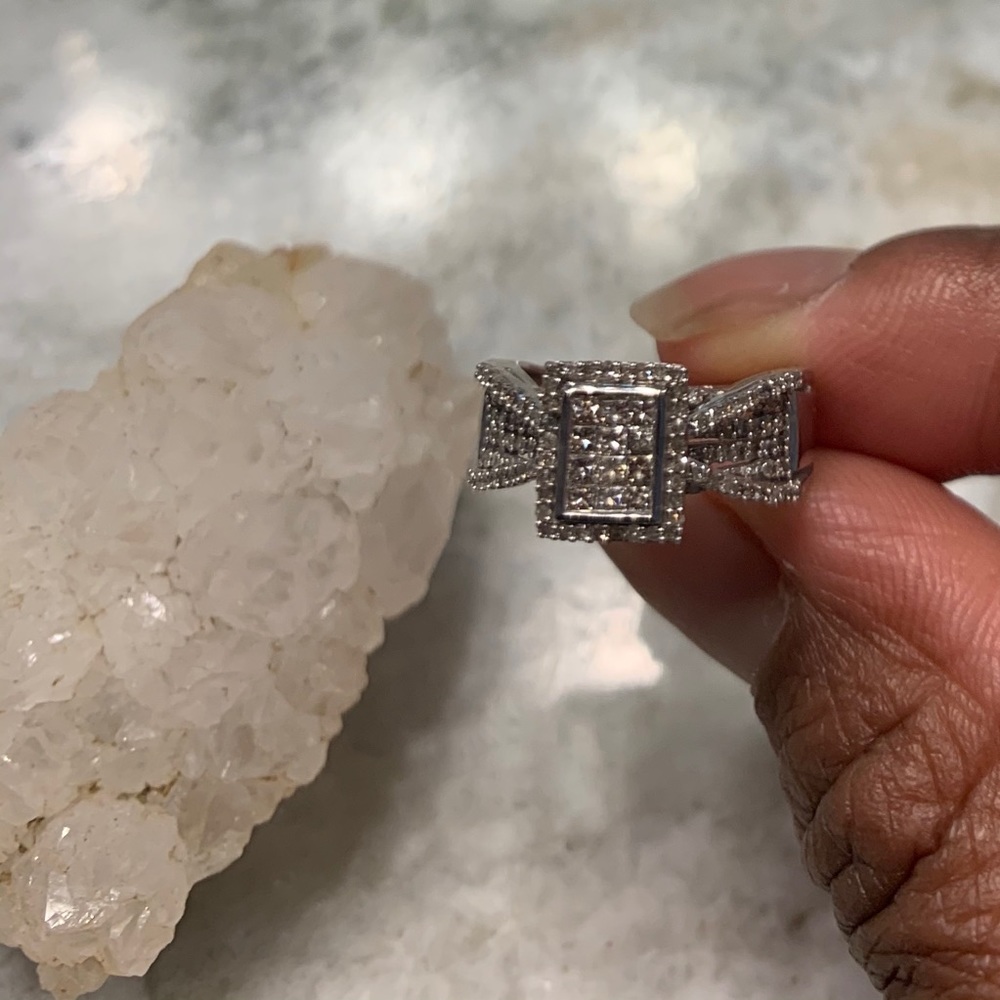 1/4ct. total weight engagement or promise ring